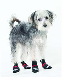 Fashion Pet Extreme All Weather Boots Red/Black 1ea/XXS