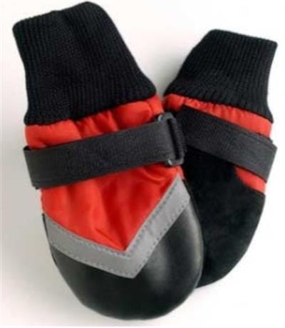 Fashion Pet Extreme All Weather Boots Red/Black 1ea/XS
