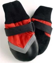 Fashion Pet Extreme All Weather Boots Red/Black 1ea/MD