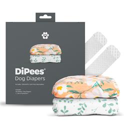 DiPees™ Dog Diapers+ Odor Control [CASE-12]