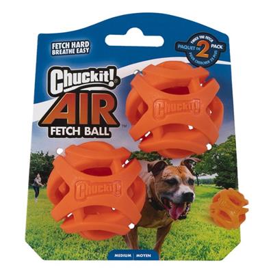 Chuckit Dog Air Fetch Ball Medium - 2 Pack