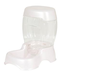 Petmate Pet Cafe Feeder Pearl Silver 1ea/MD