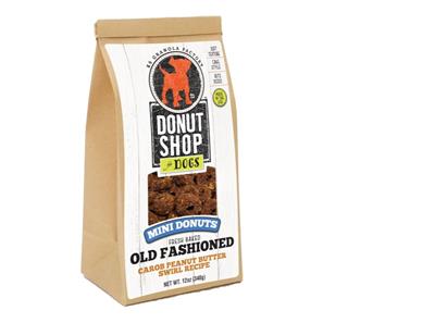 K9 Granola Mini Donuts; Carob Peanut Butter Swirl 12oz.