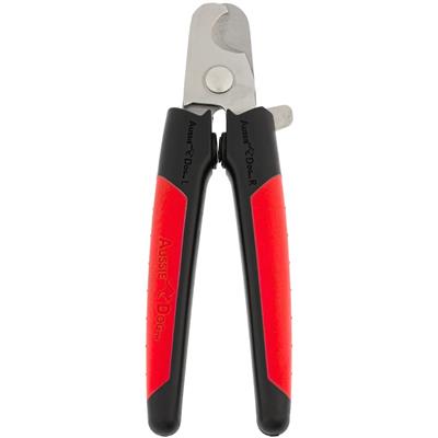 Nail Trimmer Black and Red Large by Aussie Dog