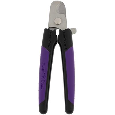Nail Trimmer Black and Purple Large by Aussie Dog