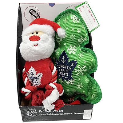 Toronto Maple Leafs Santa Rope/x-mas Tree Toy Boxset