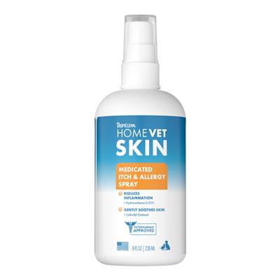 Tropiclean Homevet Dog & Cat Itch And Allergy Spray 8oz.