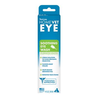 Tropiclean Homevet Dog & Cat Soothing Eye Wash 4oz.