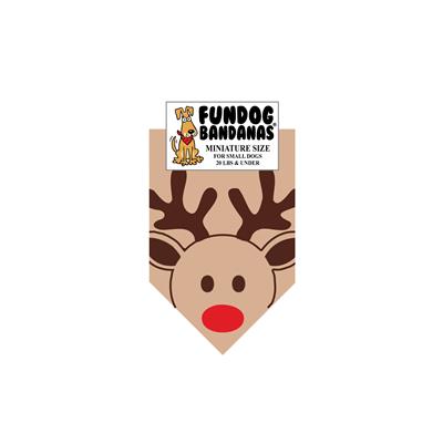 Reindeer Face Bandana