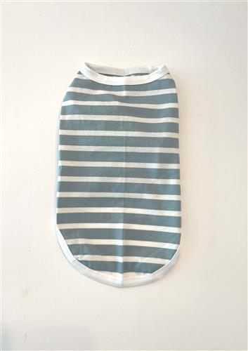 Striped Dog Tank Blue Stripes