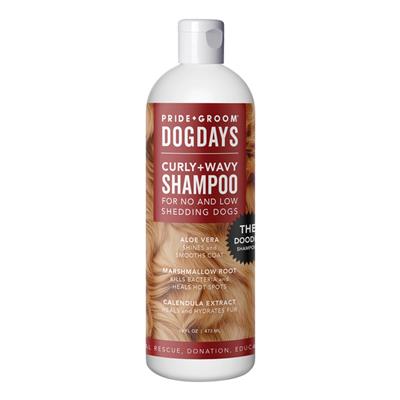 DOGDAYS Hydrating Dog Shampoo for Curly & Wavy Coats — Tear-Free, Vegan, and Hypoallergenic