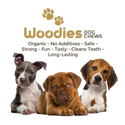 Large Woodies Coffee Wood Dog Chews™
