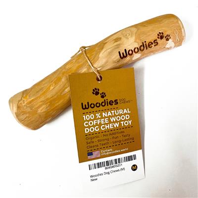 Medium Woodies Coffee Wood Dog Chews™