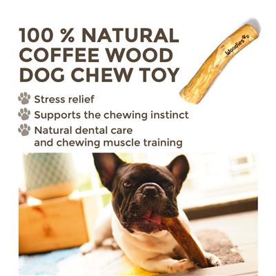 Small Woodies Coffee Wood Dog Chews™
