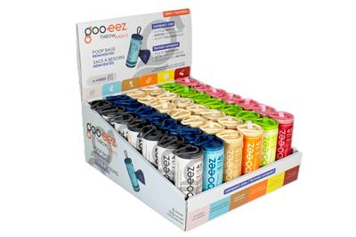 Goo-eez Disposable Pet Waste Bag Dispenser Counter Display - Compact Collection
