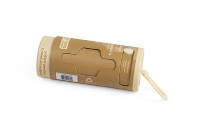 Goo-eez Disposable Pet Waste Bag Dispenser - 70 Bags - Mocha Latte