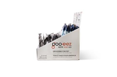 Goo-eez Pet Cleansing Wipes Counter Display - Assorted Sizes & Scents