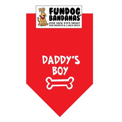 Wholesale Pack - Daddy's Boy Bandana - Assorted Colors