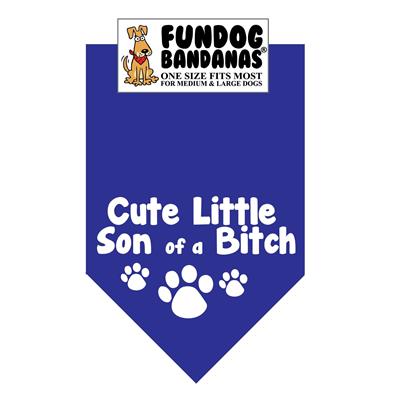 Wholesale Pack - Cute Little Son of a Bitch Bandana - Assorted Colors