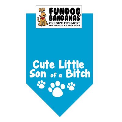 Wholesale Pack - Cute Little Son of a Bitch Bandana - Assorted Colors