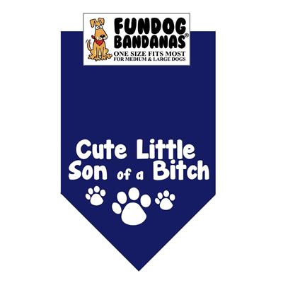 Wholesale Pack - Cute Little Son of a Bitch Bandana - Assorted Colors