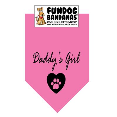 Wholesale Pack - Daddy's Girl Bandana - Assorted Colors