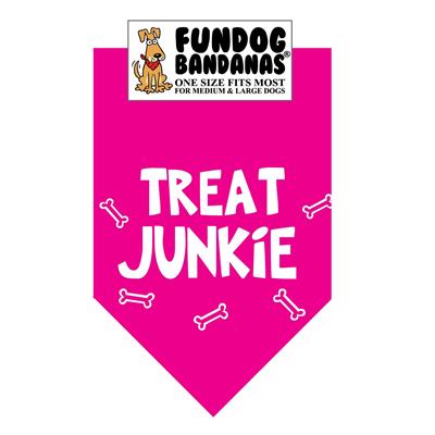 Wholesale Pack - Treat Junkie Bandana - Assorted Colors