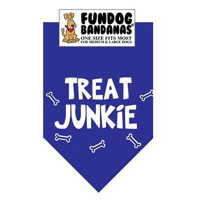 Wholesale Pack - Treat Junkie Bandana - Assorted Colors