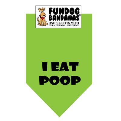 Wholesale Pack - I EAT POOP Bandana - Assorted Colors