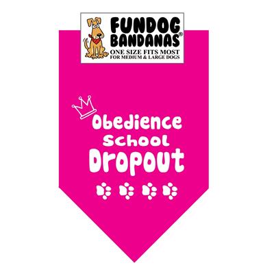 Wholesale Pack - Obedience School Dropout Bandana - Assorted Colors