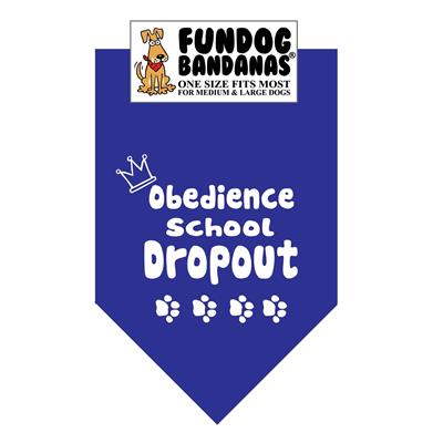 Wholesale Pack - Obedience School Dropout Bandana - Assorted Colors