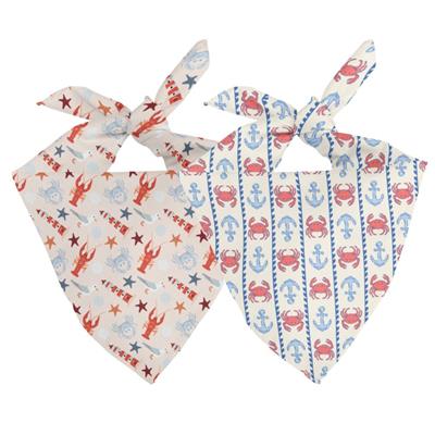 Coastal Charm Dog Bandana