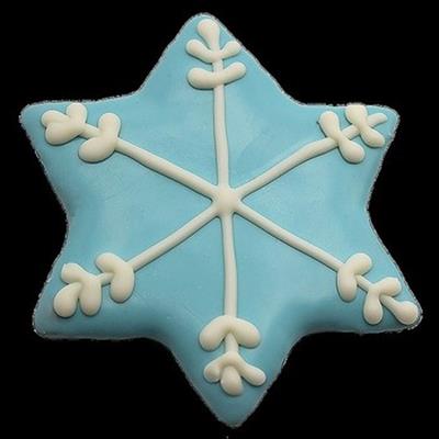 CC Blue Winter Snowflake - 12 cookies