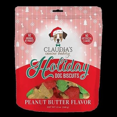 CC 12oz Peanut Butter Holiday Dog Biscuits
