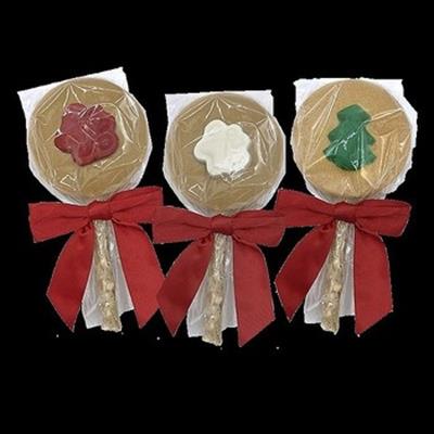 CC Christmas Peanut Butter Pops Display - 10 pops