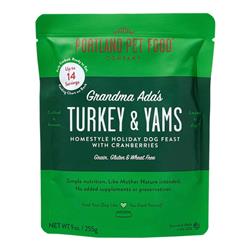 Portland Dog Grain Free Grandma Ada's Turkey & Yam Homestyle Meal 9oz. - 8 Pack