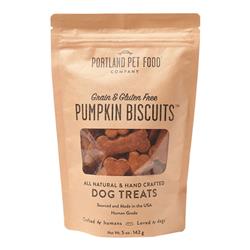 Portland Dog Grain Free Gluten Free Pumpkin Biscuits 5oz.