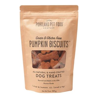 Portland Dog Grain Free Gluten Free Pumpkin Biscuits 5oz.