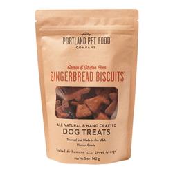 Portland Dog Grain Free Gluten Free Gingerbread Biscuits 5oz.