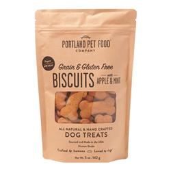 Portland Dog Grain Free Gluten Free Apple & Mint Biscuits 5oz.