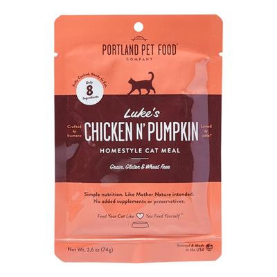 Portland Cat Grain Free Luke's Chicken N Pumpkin 2.8oz. - 12 Pack