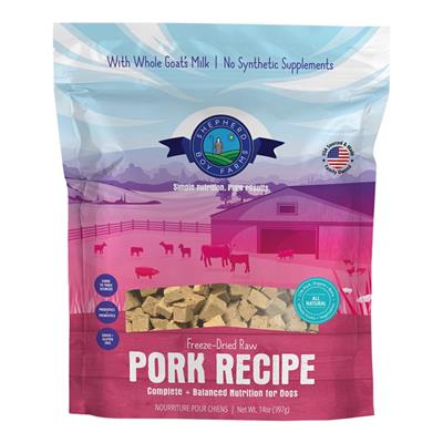Shepherd Boy Farms Dog Freeze-Dried Pork 14oz.