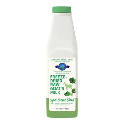 Shepherd Boy Farms Dog & Cat Freeze-Dried Raw Goat Milk Super Green 32oz.