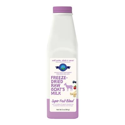 Shepherd Boy Farms Dog & Cat Freeze-Dried Raw Goat Milk Super Fruit 32oz.