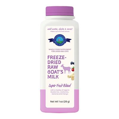 Shepherd Boy Farms Dog & Cat Freeze-Dried Raw Goat Milk Super Fruit 16oz.