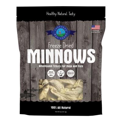 Shepherd Boy Farms Dog & Cat Freeze-Dried Minnows 5oz.
