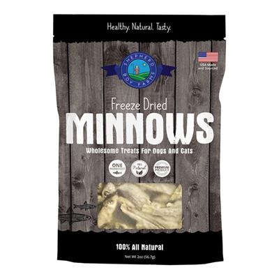Shepherd Boy Farms Dog & Cat Freeze-Dried Minnows 2oz.