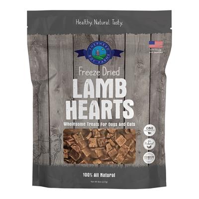 Shepherd Boy Farms Dog & Cat Freeze-Dried Lamb Heart 8oz.