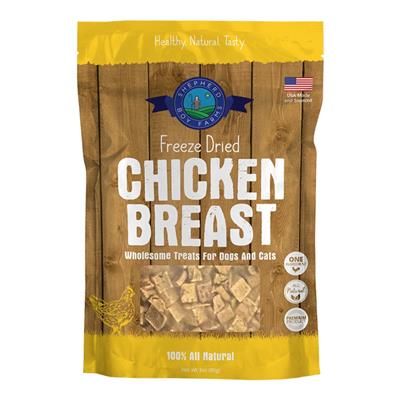 Shepherd Boy Farms Dog & Cat Freeze-Dried Chicken Breast 3oz.