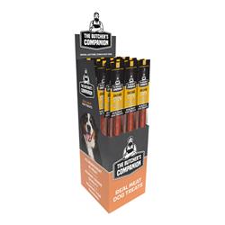 Butcher's Companion Dog Pork & Liver Sausage Sticks Display - 25 Piece